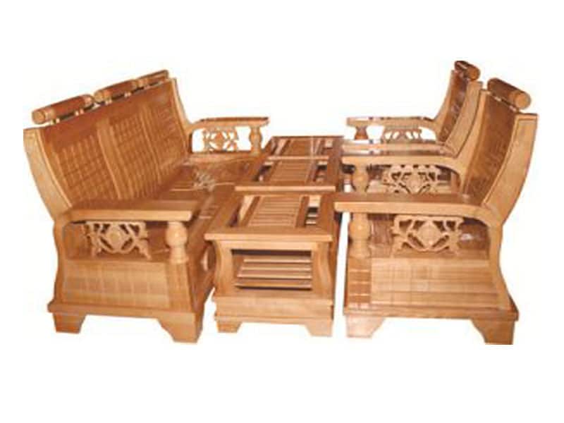 Bàn ghế gỗ phòng khách dưới 15 triệu - mẫu đẹp giá rẻ - Nội thất R.O.F