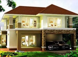 không gian xanh trong nhà phố