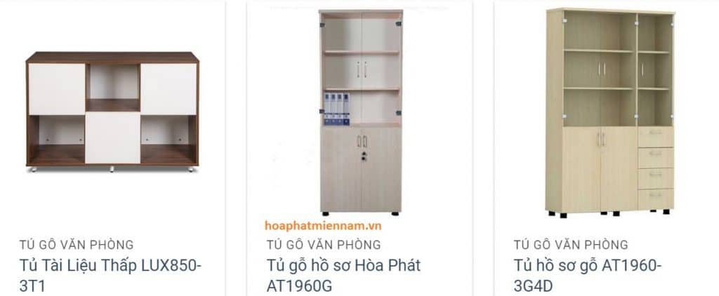 tủ gỗ ghép Hòa Phát