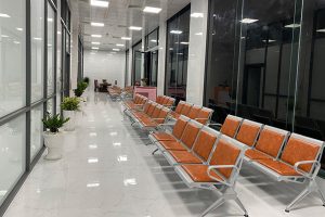 Hình ảnh thi công ghế phòng chờ cho một đơn vị do Showroom Hoàng Phát thực hiện